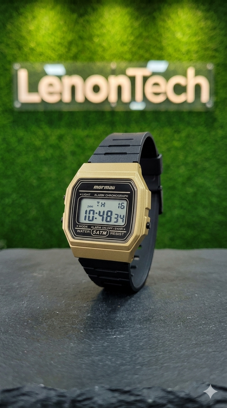 Mormaii Alarm Chronograph Dourado/Preto