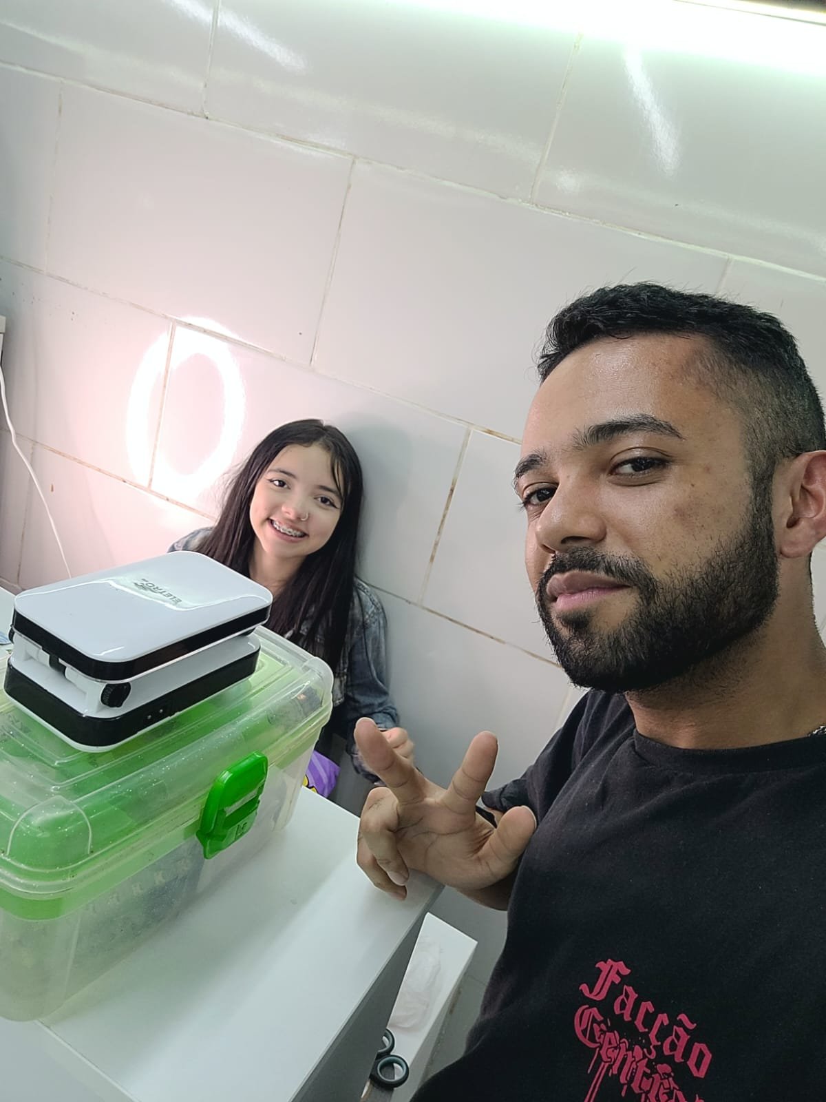 Kaique e Ana Júlia na LenonTech